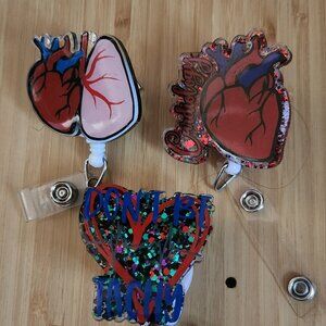 Heart related badge reels